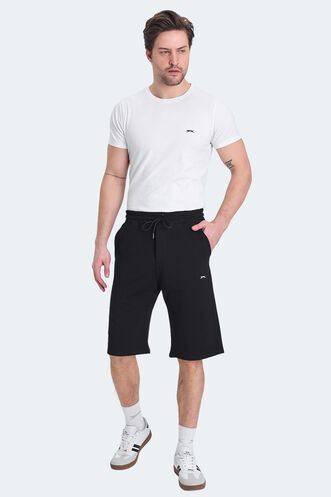 Slazenger KALEV Erkek Şort Siyah - Thumbnail