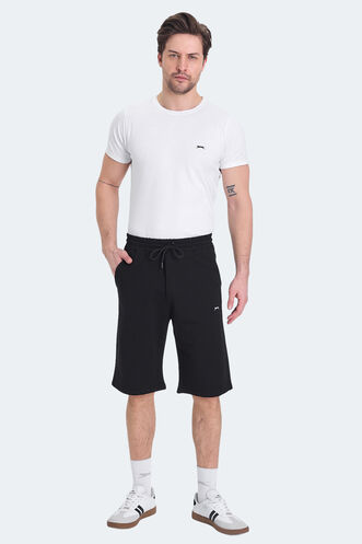 Slazenger KALEV Erkek Şort Siyah - Thumbnail