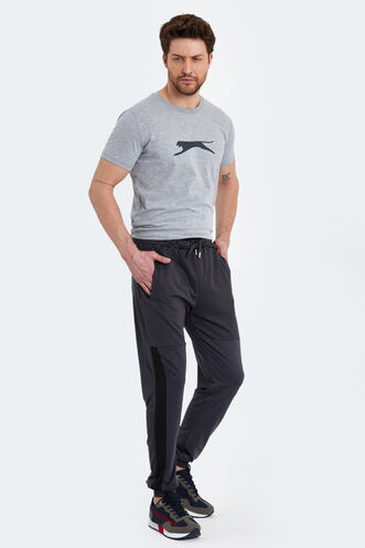 Slazenger KALLEN Men's Tracksuit Bottoms Dark Grey - Thumbnail