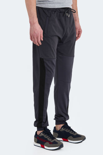 Slazenger KALLEN Men's Tracksuit Bottoms Dark Grey - Thumbnail