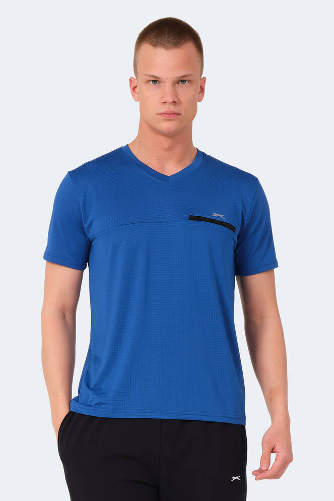 Slazenger KALLIAS Erkek Tişört Kobalt Mavi