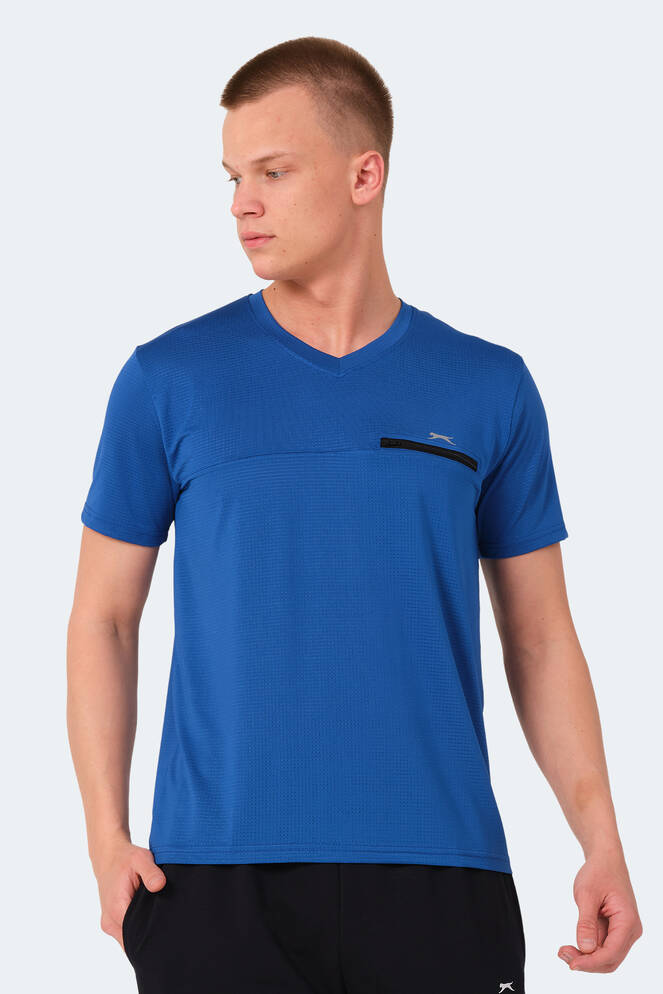 Slazenger KALLIAS Erkek Tişört Kobalt Mavi