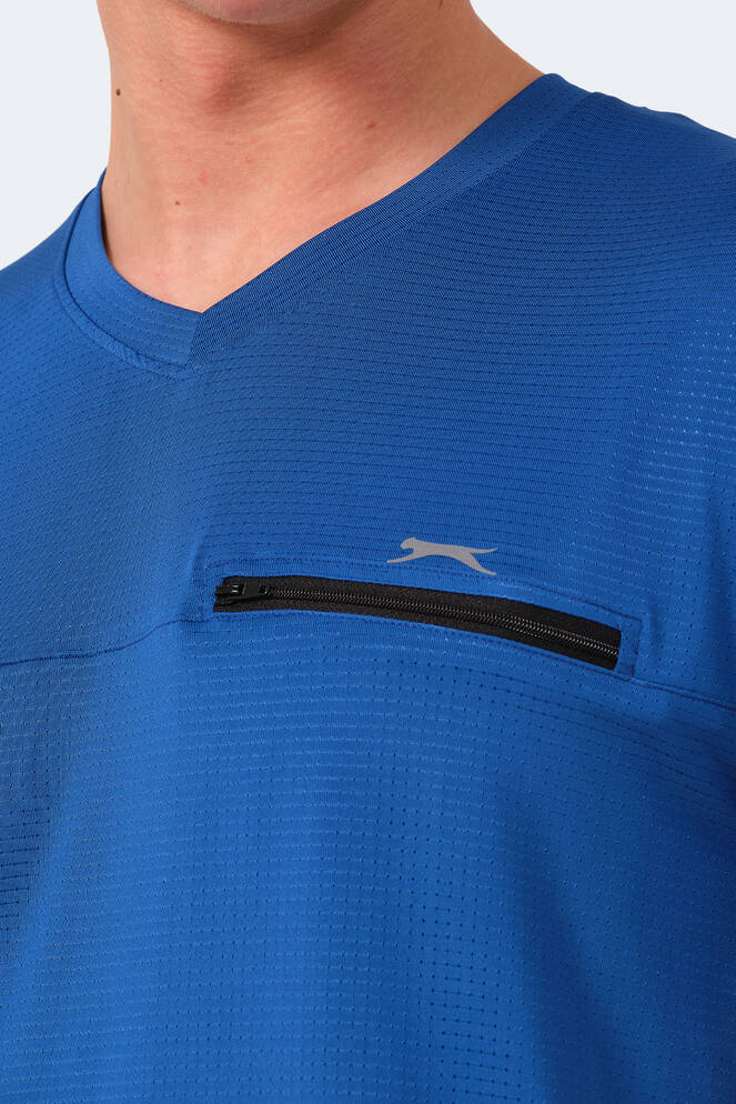 Slazenger KALLIAS Erkek Tişört Kobalt Mavi