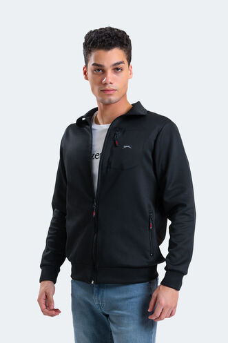 Slazenger KALYAN Erkek Sweatshirt Siyah - Thumbnail