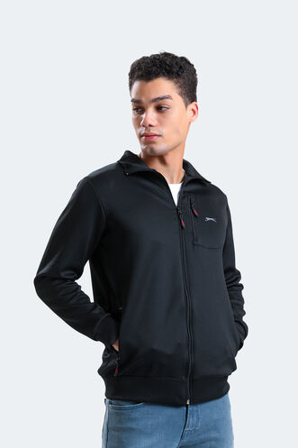 Slazenger KALYAN Men's Sweatshirt Black - Thumbnail