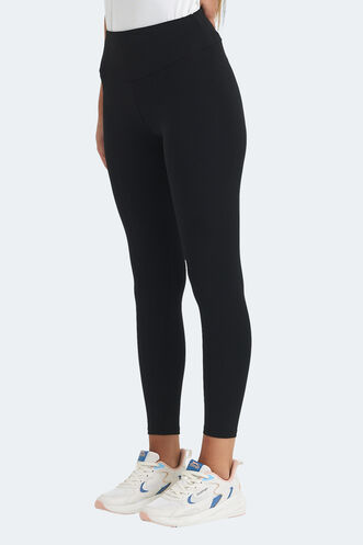 Slazenger KAMALA Kadın Siyah Tayt - Thumbnail