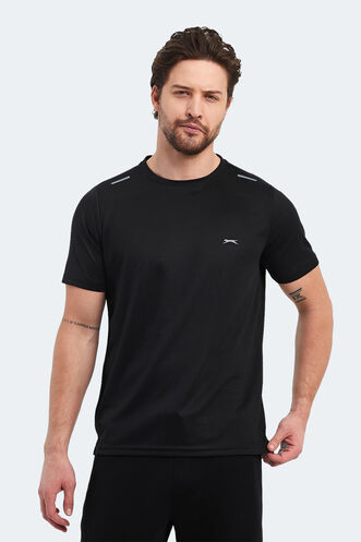 Slazenger KAMALANI Erkek Siyah Tişört - Thumbnail