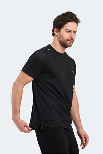 Slazenger KAMALANI Erkek Siyah Tişört - Thumbnail