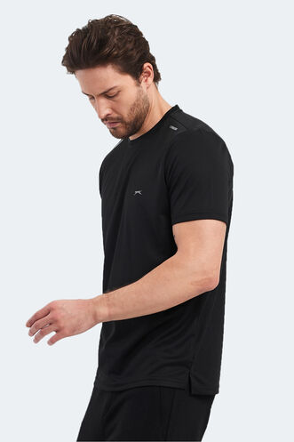 Slazenger KAMALANI Erkek Siyah Tişört - Thumbnail