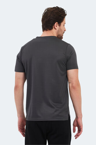 Slazenger KAMALANI Men's T-Shirt Dark Gray - Thumbnail