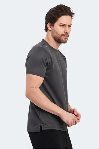 Slazenger KAMALANI Men's T-Shirt Dark Gray - Thumbnail