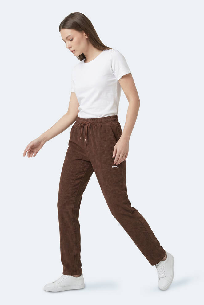 Slazenger KAMON Kadın Kahve Eşofman Altı