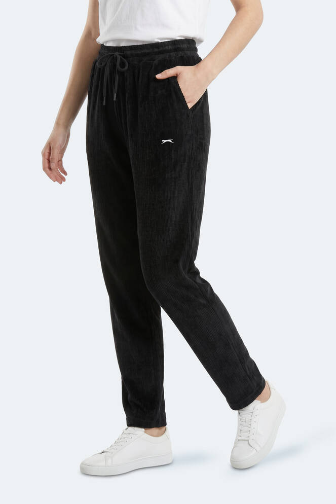 Slazenger KAMON Kadın Siyah Eşofman Altı