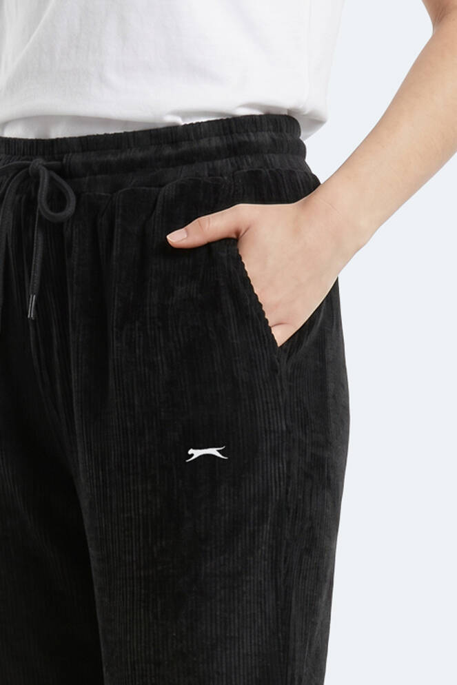 Slazenger KAMON Kadın Siyah Eşofman Altı
