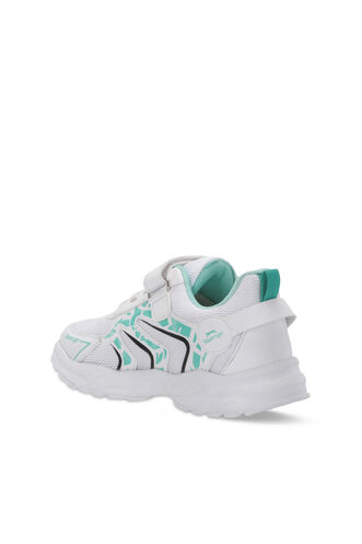 Slazenger KANNER Sneaker Girls Children's Shoes White - Green - Thumbnail