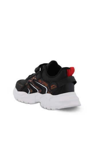 Slazenger KANNER Sneaker Boys' Shoes Black - Red - Thumbnail