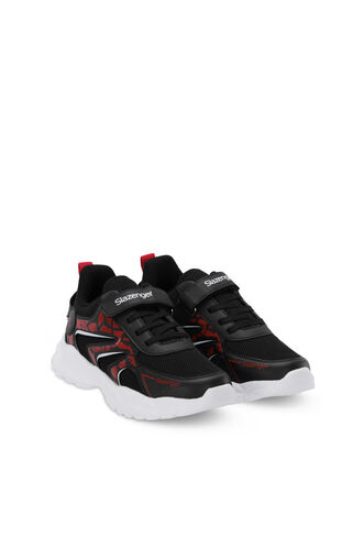 Slazenger KANNER Sneaker Boys' Shoes Black - Red - Thumbnail