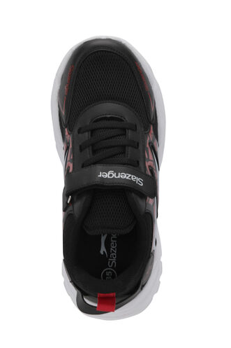 Slazenger KANNER Sneaker Erkek Çocuk Ayakkabı Siyah - Kırmızı - Thumbnail