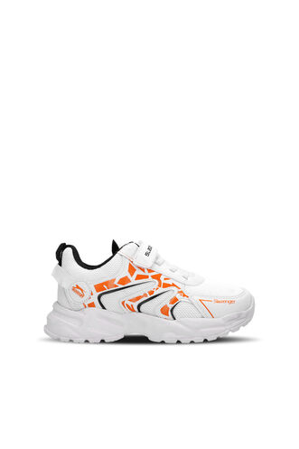 Slazenger - Slazenger KANNER Sneaker Kız Çocuk Ayakkabı Beyaz - Turuncu