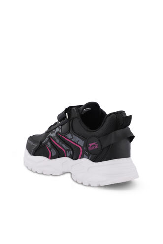 Slazenger KANNER Sneaker Girls Children's Shoes Black - Fuchsia - Thumbnail