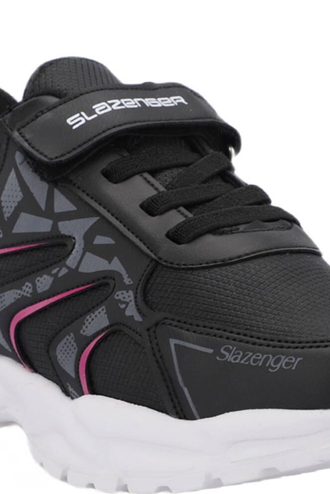 Slazenger KANNER Sneaker Girls Children's Shoes Black - Fuchsia