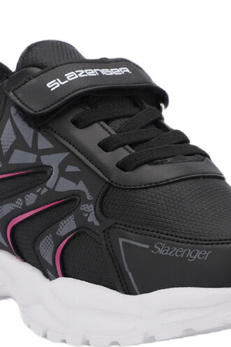 Slazenger KANNER Sneaker Girls Children's Shoes Black - Fuchsia - Thumbnail
