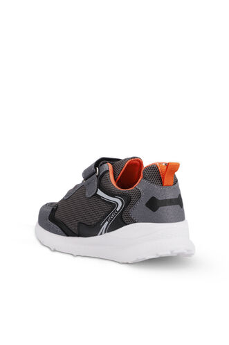 Slazenger KAORU Sneaker Boys' Shoes Dark Gray - Orange - Thumbnail