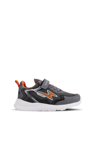 Slazenger KAORU Sneaker Boys' Shoes Dark Gray - Orange - Thumbnail