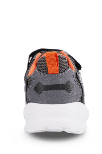 Slazenger KAORU Sneaker Boys' Shoes Dark Gray - Orange - Thumbnail