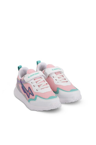 Slazenger KAORU Sneaker Girls Children Shoes Pink - White - Thumbnail