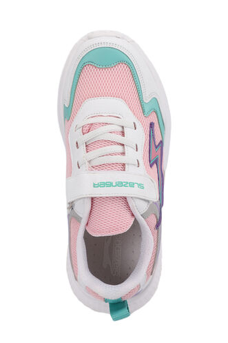 Slazenger KAORU Sneaker Girls Children Shoes Pink - White - Thumbnail