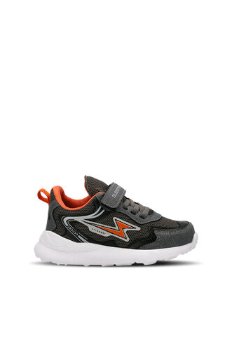 Slazenger - Slazenger KAORU Sneaker Boys' Shoes Dark Gray - Orange