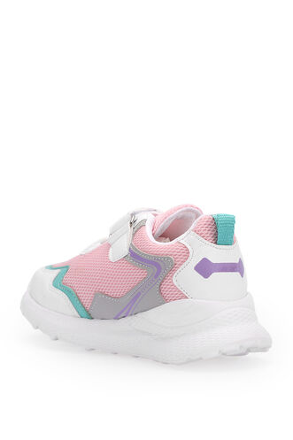 Slazenger KAORU Sneaker Girls Children Shoes Pink - White - Thumbnail