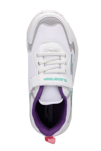 Slazenger KAORU Sneaker Girls Children's Shoes White - Lilac - Thumbnail