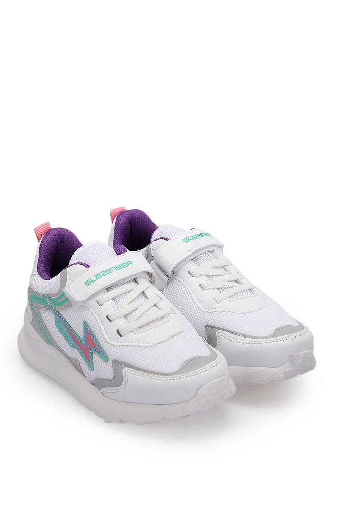 Slazenger KAORU Sneaker Girls Children's Shoes White - Lilac