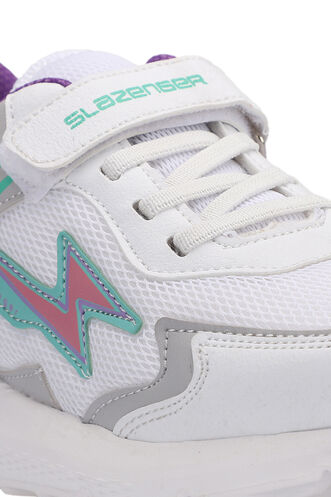 Slazenger KAORU Sneaker Girls Children's Shoes White - Lilac - Thumbnail