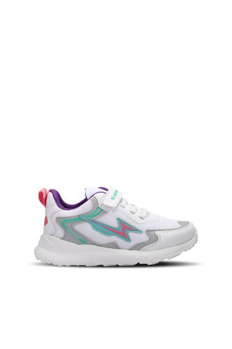 Slazenger - Slazenger KAORU Sneaker Kız Çocuk Ayakkabı Beyaz - Lila