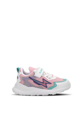 Slazenger - Slazenger KAORU Sneaker Kız Çocuk Ayakkabı Pembe - Beyaz