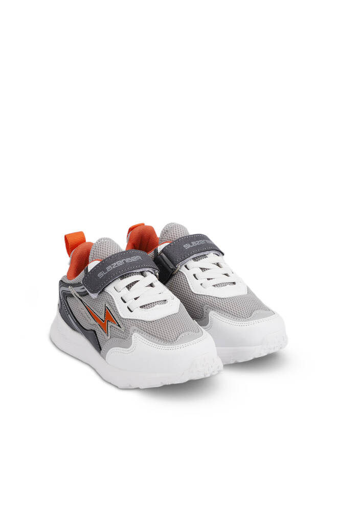 Slazenger KAORU Sneaker Unisex Çocuk Ayakkabı Gri - Turuncu