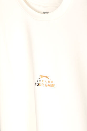 Slazenger KAPA Kadın Ekru Tişört - Thumbnail