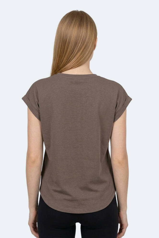 Slazenger KAPA Kadın Kahve Tişört