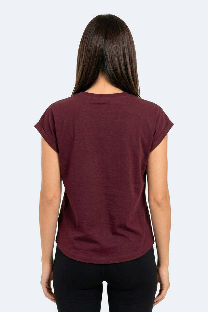 Slazenger KAPA Kadın Mürdüm Tişört