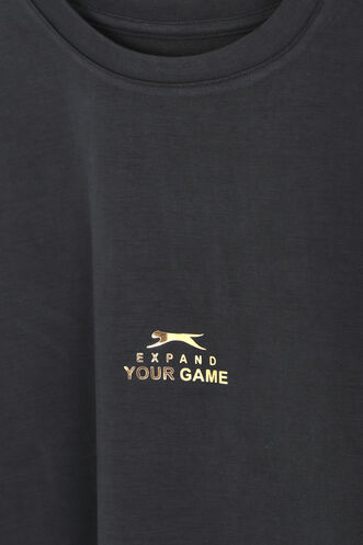 Slazenger KAPA Kadın Siyah Tişört - Thumbnail