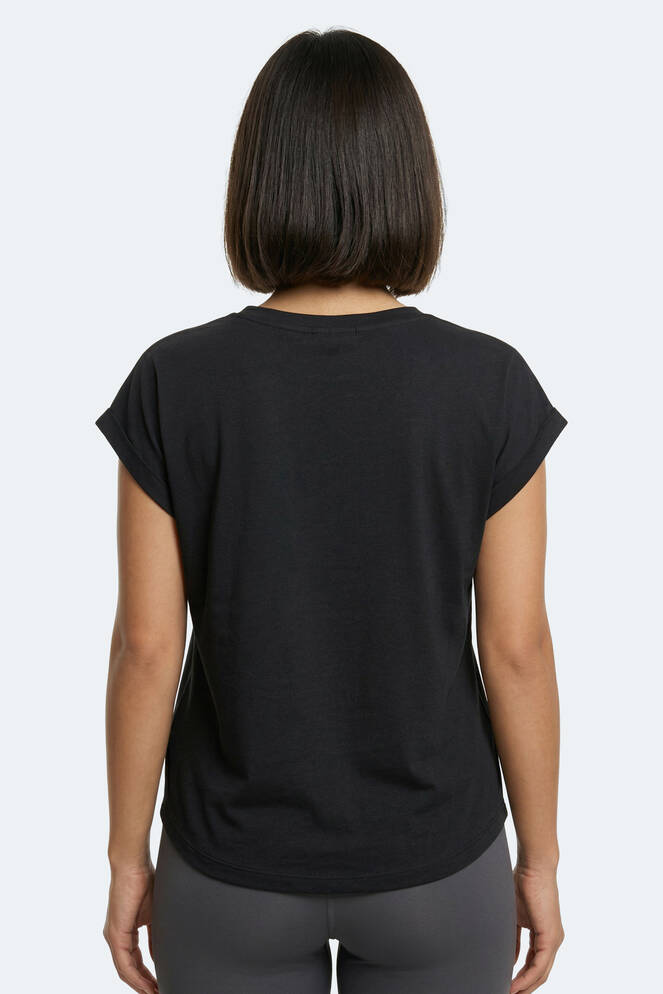 Slazenger KAPA Kadın Siyah Tişört