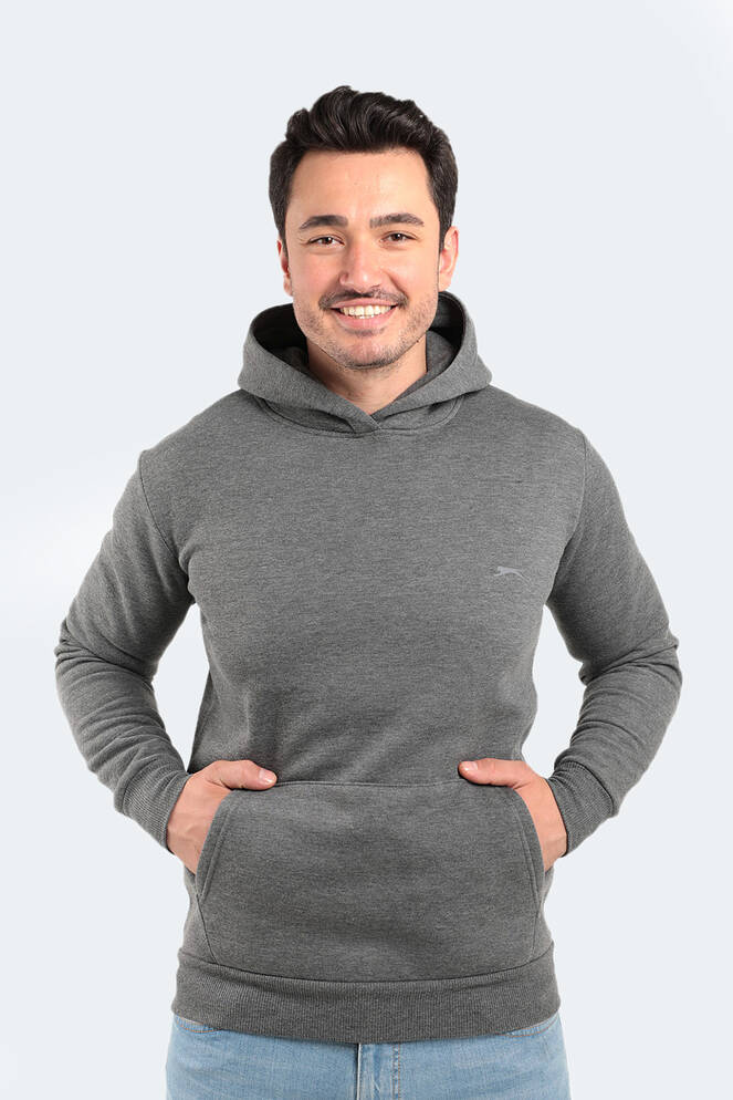 Slazenger KAPENA Erkek Sweatshirt Koyu Gri