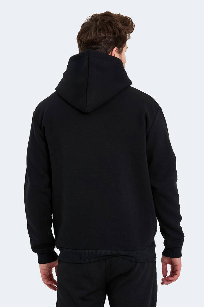 Slazenger KAPENA Erkek Sweatshirt Siyah