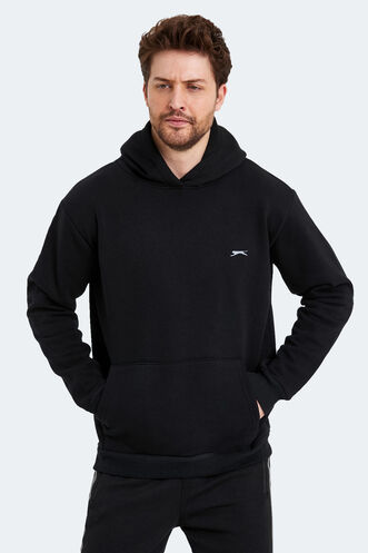 Slazenger KAPENA Erkek Sweatshirt Siyah - Thumbnail