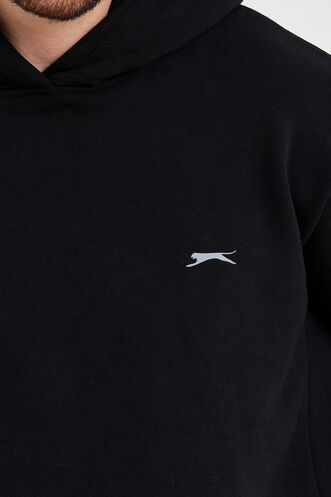Slazenger KAPENA Erkek Sweatshirt Siyah - Thumbnail