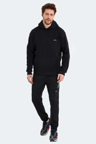 Slazenger KAPENA Men's Sweatshirt Black - Thumbnail