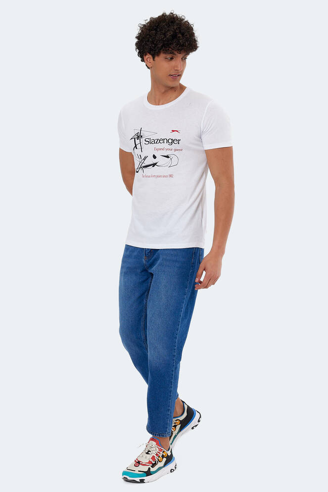 Slazenger KAREL Erkek Beyaz Tişört